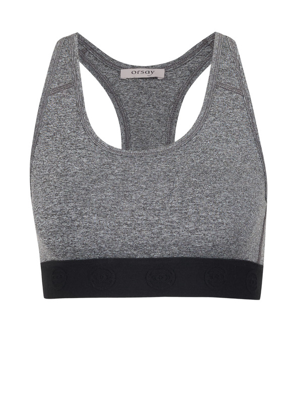 Orsay Siv ženski športni modrček ORSAY