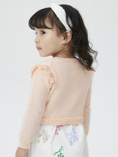 GAP Detský kardigan s volánikom GAP