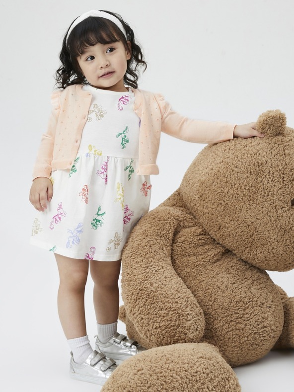 GAP Detský kardigan s volánikom GAP