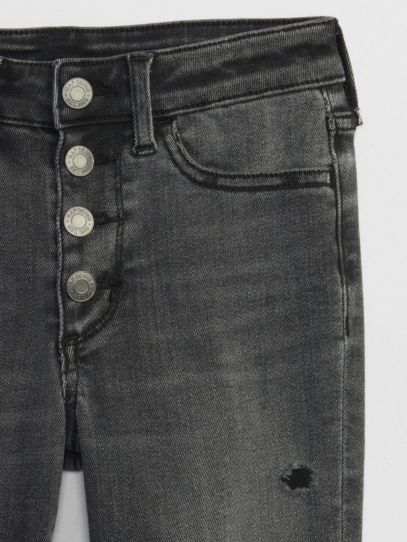 GAP Otroške jeggings kavbojke z gumbi GAP