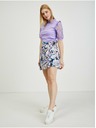 Orsay Modro-vijoličasto žensko vzorčasto ovito krilo/kratke hlače ORSAY