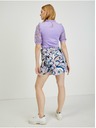 Orsay Modro-vijoličasto žensko vzorčasto ovito krilo/kratke hlače ORSAY
