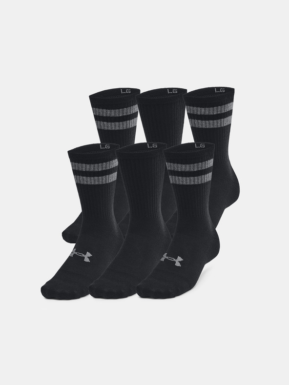 Under Armour Unisex nogavice Under Armour UA Essential 6pk Crew