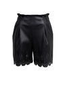 Orsay Črne ženske usnjene kratke hlače ORSAY