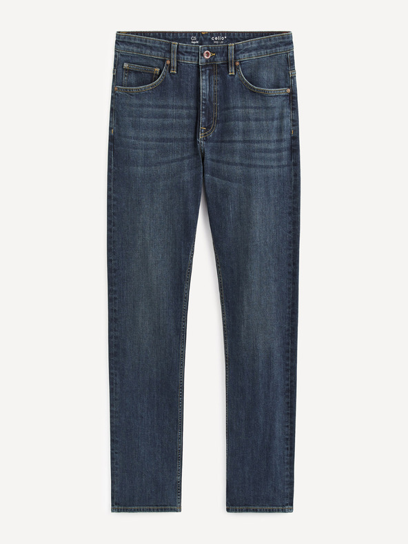 Celio Temno modre moške kavbojke ravnega kroja Celio