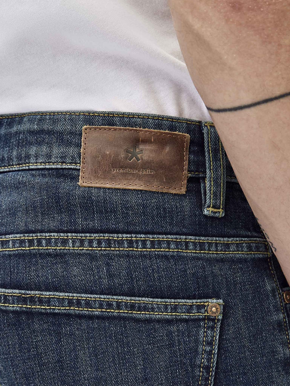 Celio Temno modre moške kavbojke ravnega kroja Celio