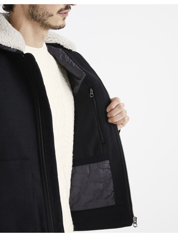 Celio Temno modra jakna Celio Vujackwoo2