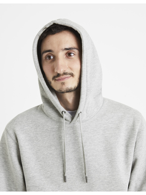 Celio Siva moška osnovna jopa s kapuco Celio