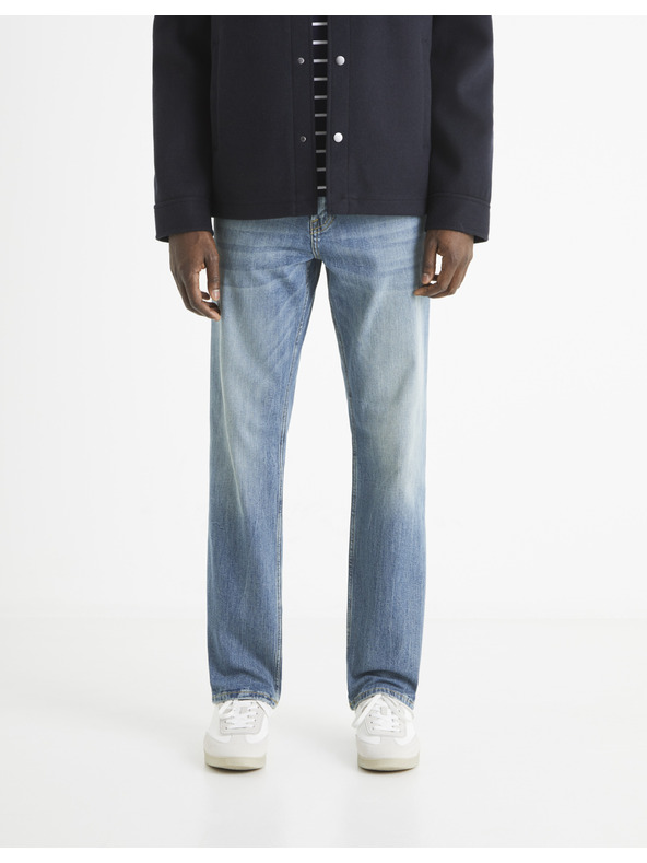 Celio Svetlomodre moške kavbojke ravnega kroja Celio C5