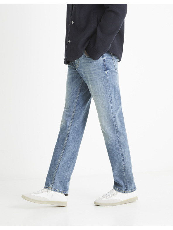 Celio Svetlomodre moške kavbojke ravnega kroja Celio C5