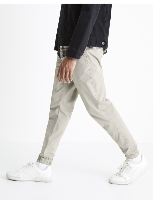 Celio Svetlo sive moške hlače Celio Voyage