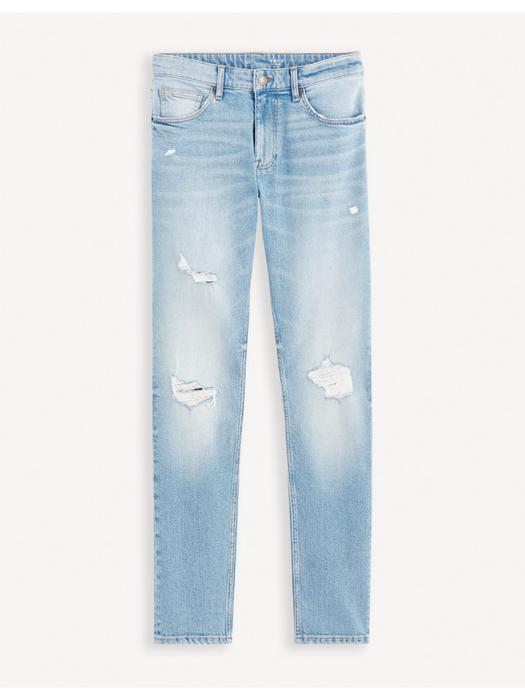 Celio svetlo modre moške kavbojke ozkega kroja Celio Fostroy