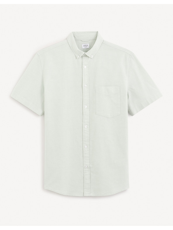 Celio Svetlo zelena navadna majica Celio Daxfordmc