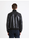 Celio Črna moška usnjena jakna Celio Gumati