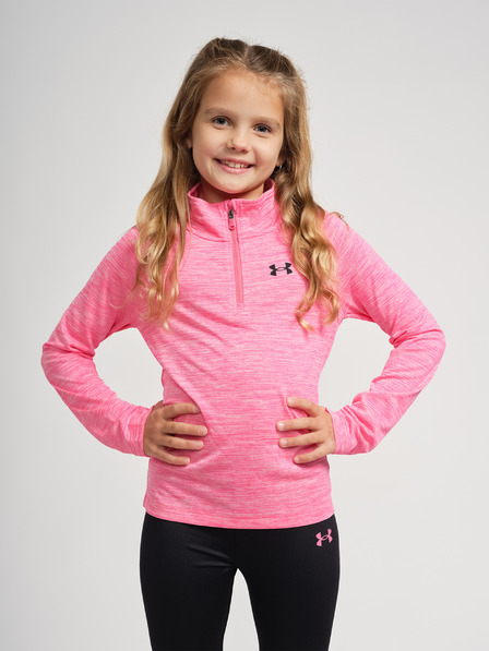Under Armour Dekliški set Under Armour UA 1/4 ZIP LEGGING SET