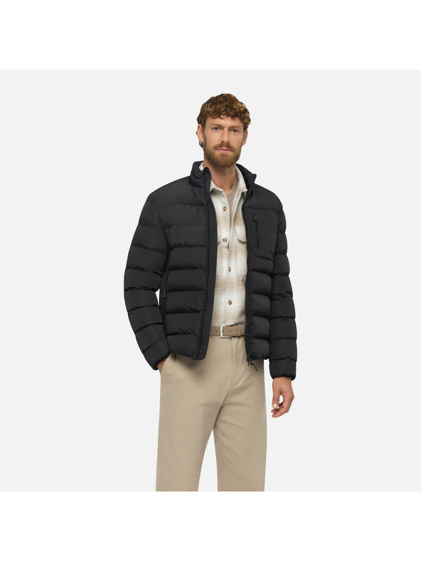 Geox Črna moška jakna Geox Snake