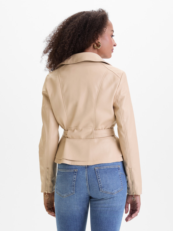 Orsay Bež ženska usnjena jakna ORSAY