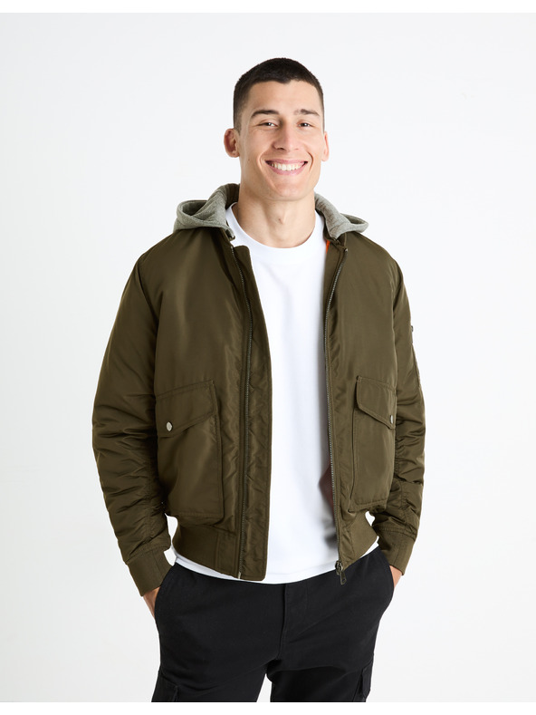 Celio Bombažna jakna s kapuco Fujameshoo