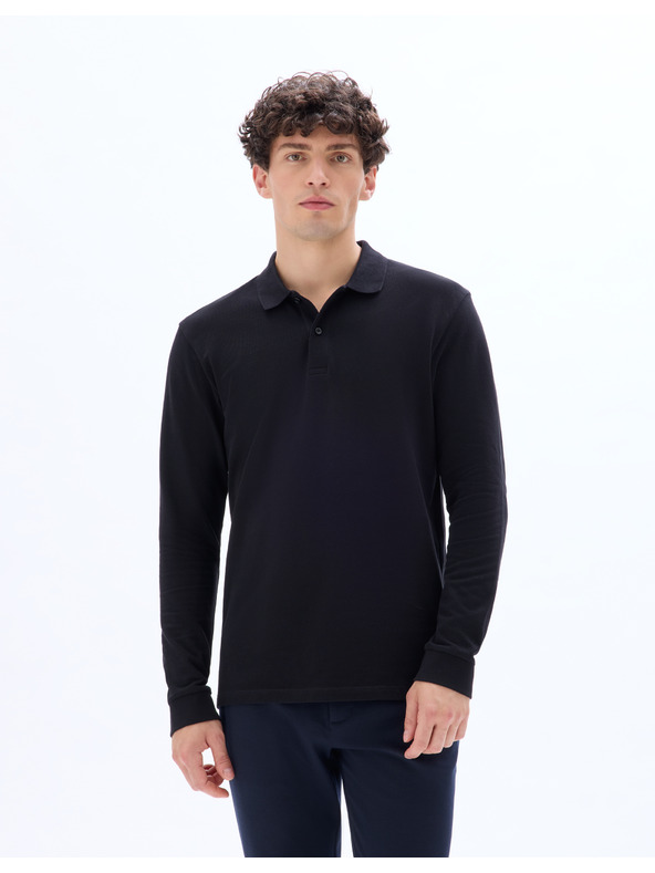 Celio Polo majica Meoneml z dolgimi rokavi