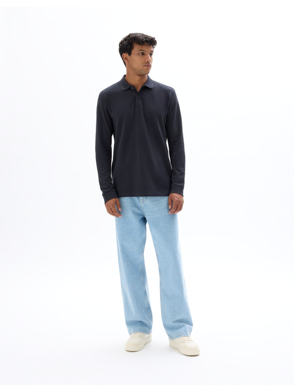 Celio Polo majica Meoneml z dolgimi rokavi