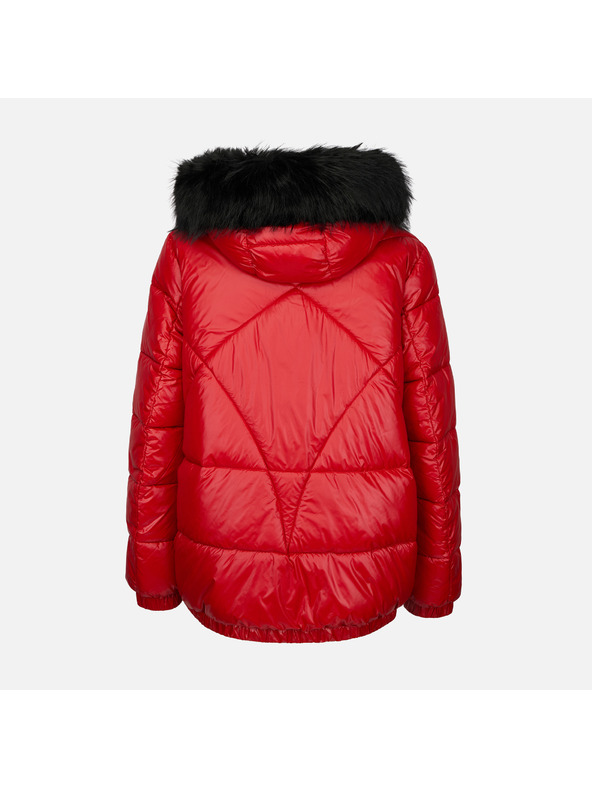 Geox Rdeča ženska perjena jakna Geox Backsie