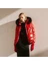 Geox Rdeča ženska perjena jakna Geox Backsie