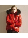 Geox Rdeča ženska perjena jakna Geox Backsie