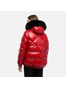 Geox Rdeča ženska perjena jakna Geox Backsie