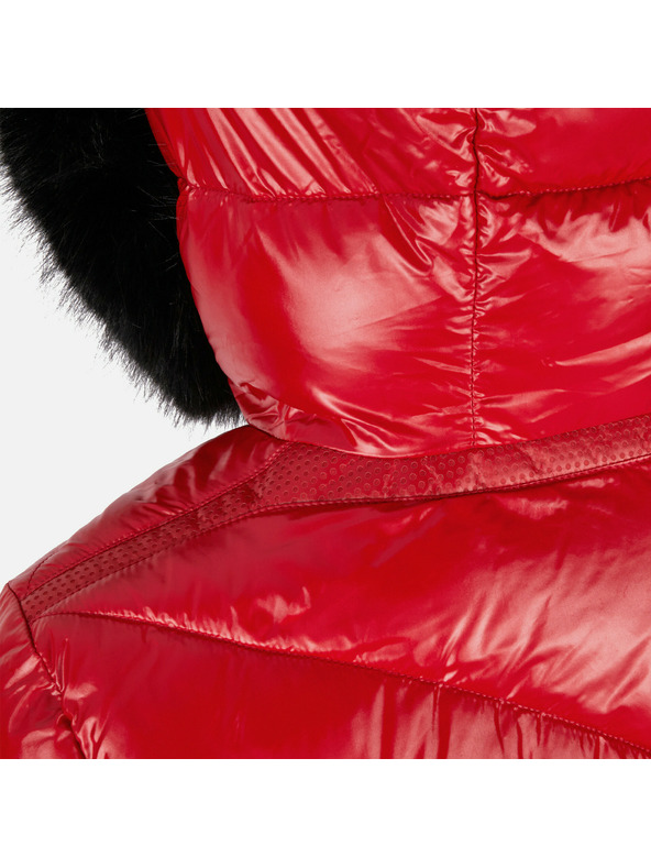 Geox Rdeča ženska perjena jakna Geox Backsie