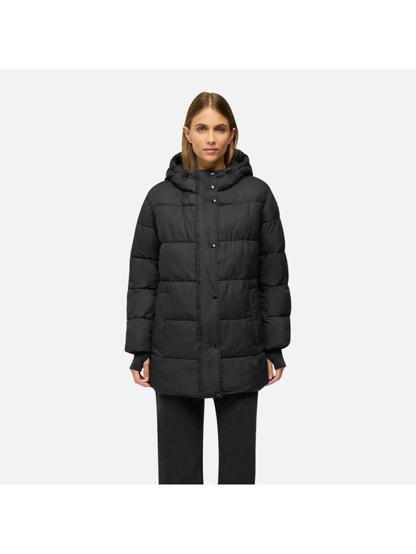 Geox Črna ženska perjena jakna Geox Spherica
