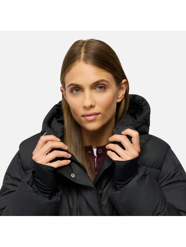 Geox Črna ženska perjena jakna Geox Spherica