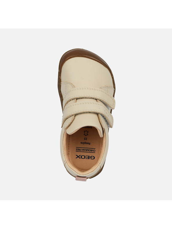 Geox Bele barefoot čevlje za prve korake za deklice Geox Steppieup Girl