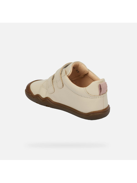 Geox Bele barefoot čevlje za prve korake za deklice Geox Steppieup Girl