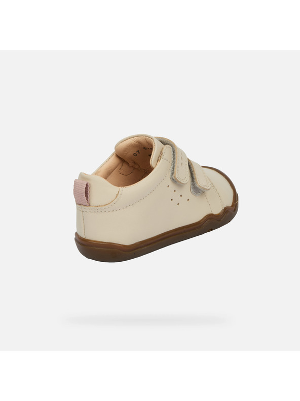 Geox Bele barefoot čevlje za prve korake za deklice Geox Steppieup Girl