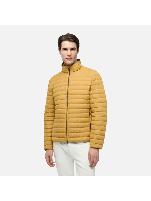 Geox Rumena moška perjena jakna Geox Warrens