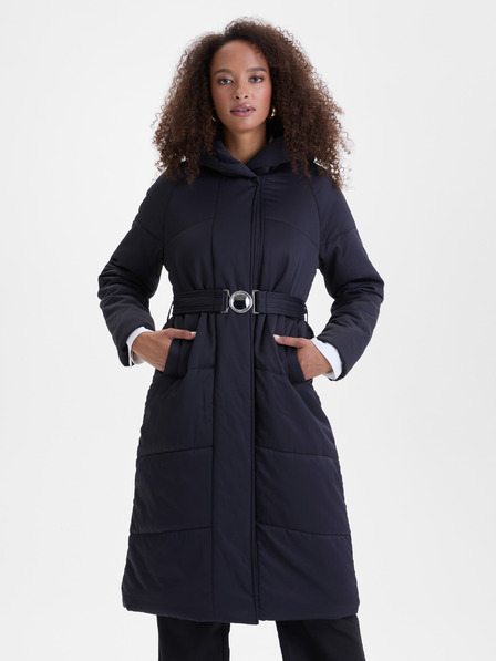 Orsay Črni ženski prešiti plašč ORSAY