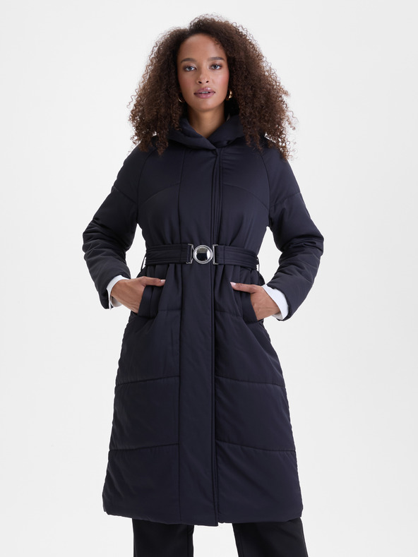 Orsay Črni ženski prešiti plašč ORSAY