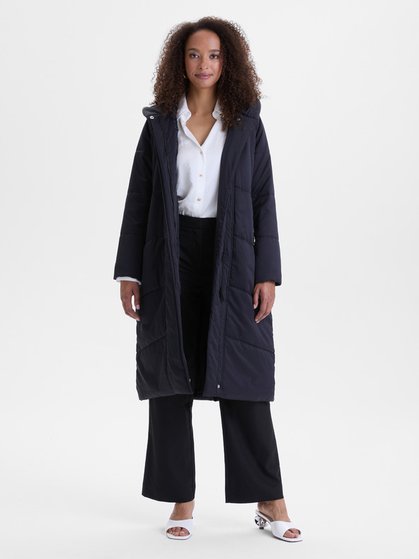 Orsay Črni ženski prešiti plašč ORSAY