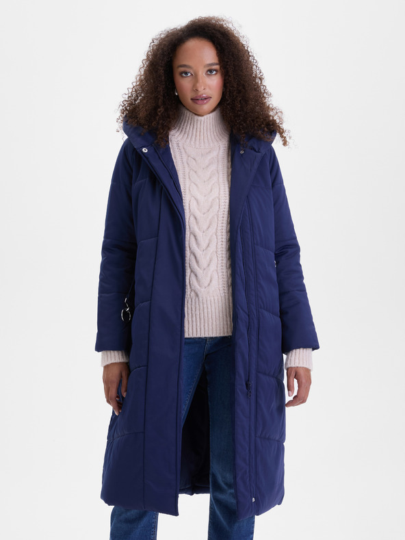 Orsay Temno moder ženski prešiti plašč ORSAY