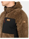 Kilpi Moška kosmatena flis jopica s kapuco Kilpi NORKA-M Rjava