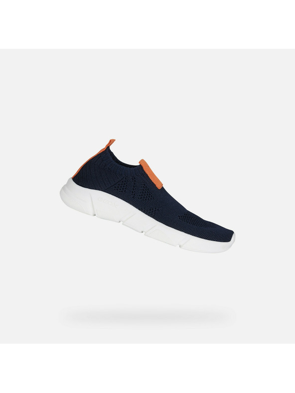 Geox Modré detské tenisky Geox Aril