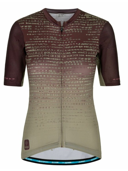 Kilpi Ženska kolesarska majica Kilpi RITAEL-W v barvi kakija in vina