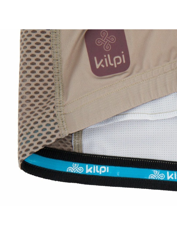 Kilpi Ženska kolesarska majica Kilpi RITAEL-W v barvi kakija in vina