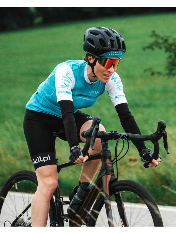 Kilpi Svetlomodra ženska športna majica z zadrgo Kilpi CORRIDOR