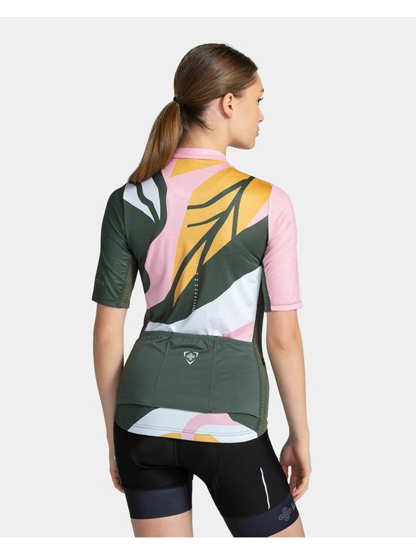 Kilpi Zeleno-rožnata ženska športna majica z zadrgo Kilpi RITAEL