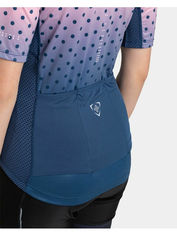 Kilpi Modra in roza ženska športna majica z zadrgo Kilpi RITAEL