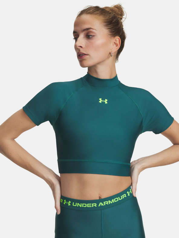 Under Armour Ženska majica Under Armour HeatGear Crop Mock SS