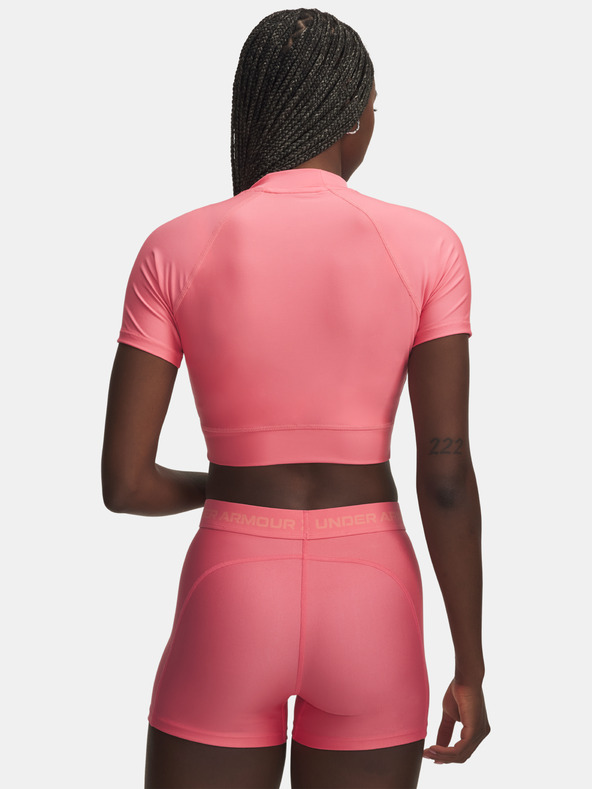 Under Armour Ženska majica Under Armour HeatGear Crop Mock SS
