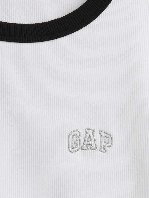 GAP Rebrasta majica z logom GAP