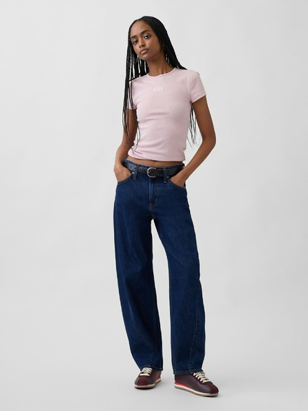 GAP Rebrasta majica z logom GAP